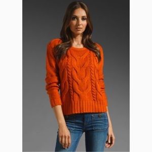 BB Dakota Orange Sweater Size S
